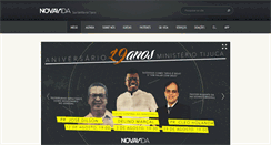 Desktop Screenshot of novavida.org.br